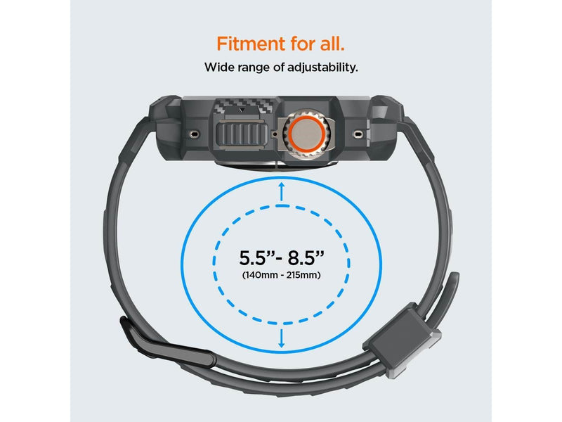 Spigen Rugged Armor Pro - dark gray - Apple Watch Ultra 2/1 49mm