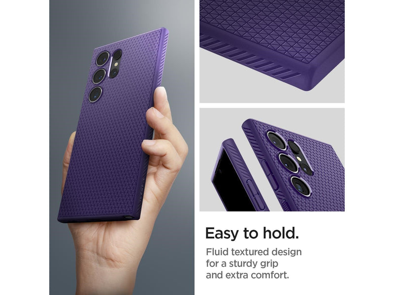 Spigen Liquid Air - deep purple - Samsung Galaxy S24 Ultra