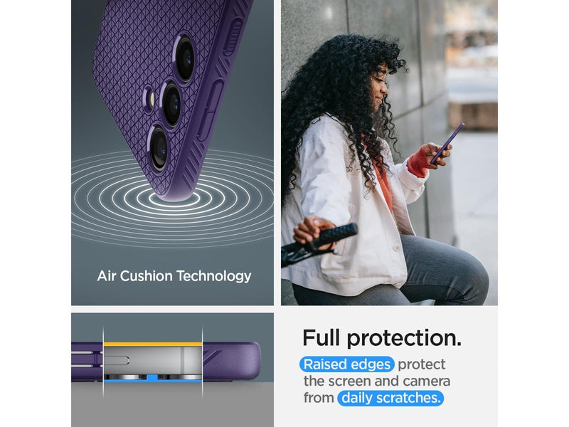 Spigen Liquid Air - deep purple - Samsung Galaxy S24