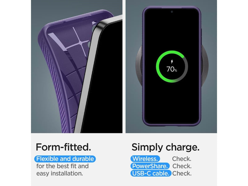 Spigen Liquid Air - deep purple - Samsung Galaxy S24