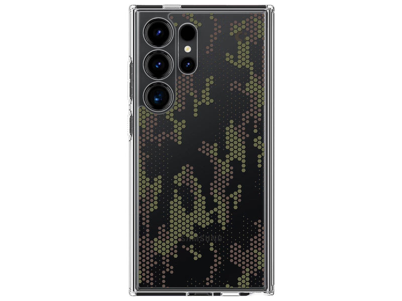 Spigen Ultra Hybrid - digital camo - Samsung Galaxy S24 Ultra