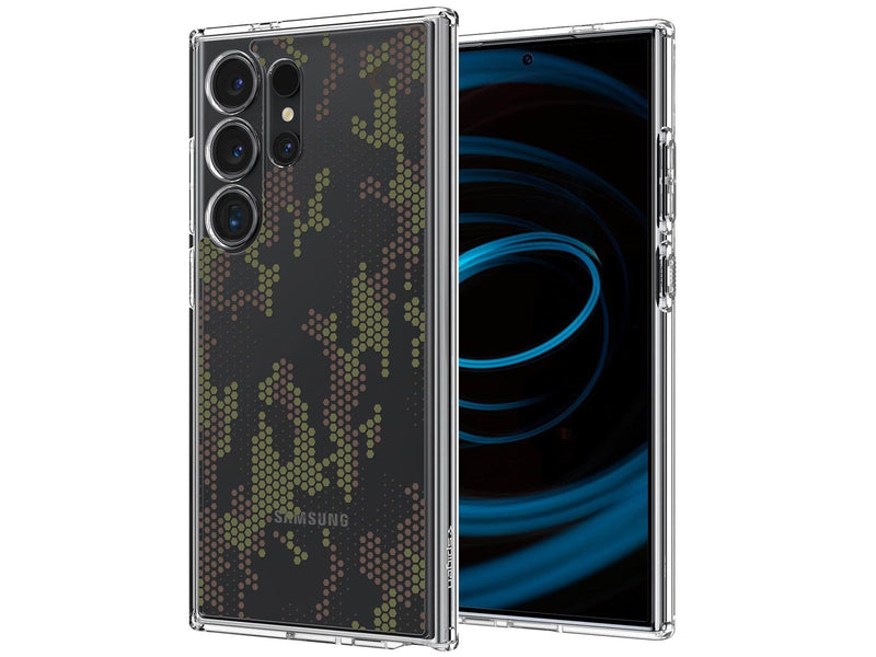 Spigen Ultra Hybrid - digital camo - Samsung Galaxy S24 Ultra