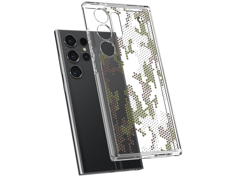 Spigen Ultra Hybrid - digital camo - Samsung Galaxy S24 Ultra