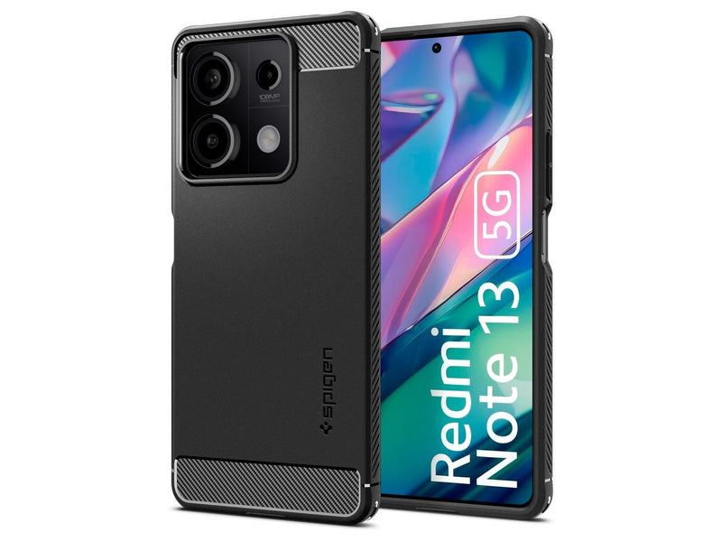 Spigen Rugged Armor - matte black - Xiaomi Redmi Note 13 5G