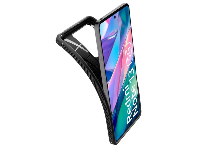 Spigen Rugged Armor - matte black - Xiaomi Redmi Note 13 5G