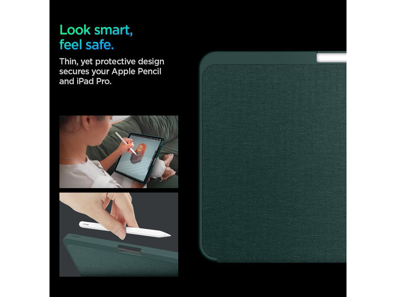 Spigen Urban Fit - midnight green - iPad Pro 11" 2024