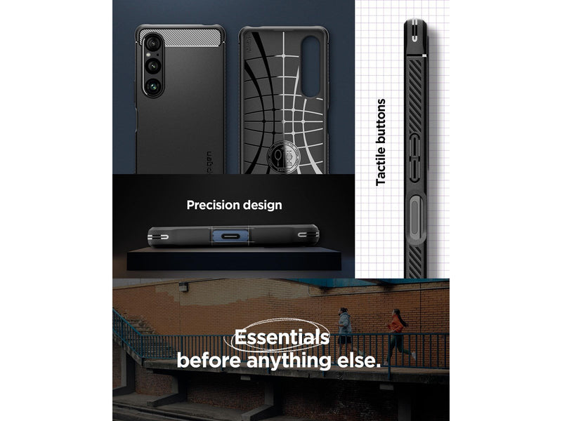Spigen Rugged Armor - matte black - Sony Xperia 1 VI