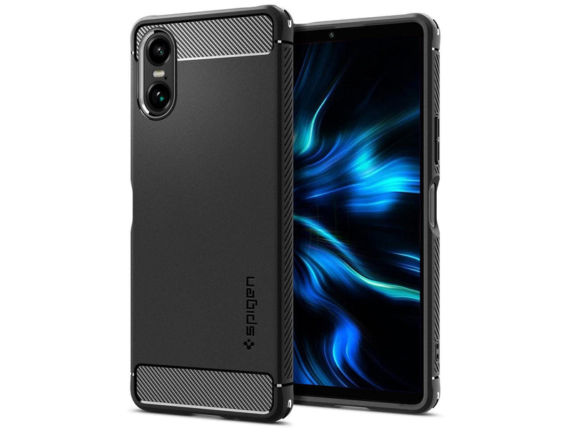 Spigen Rugged Armor - matte black - Sony Xperia 10 VI