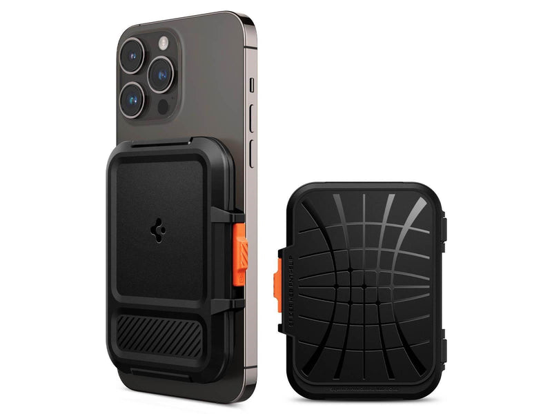 Spigen iPhone Lock Fit Wallet with MagSafe - black