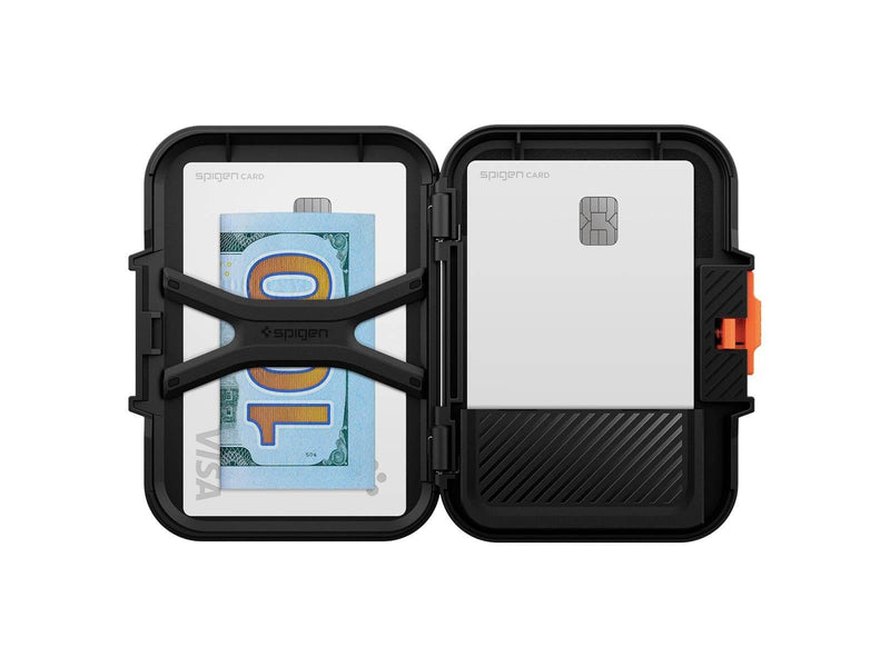 Spigen iPhone Lock Fit Wallet with MagSafe - black