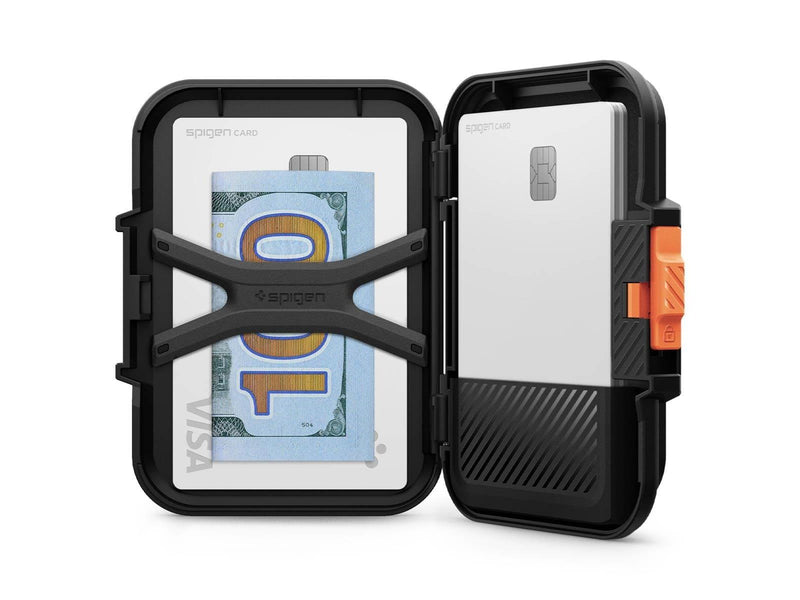 Spigen iPhone Lock Fit Wallet with MagSafe - black