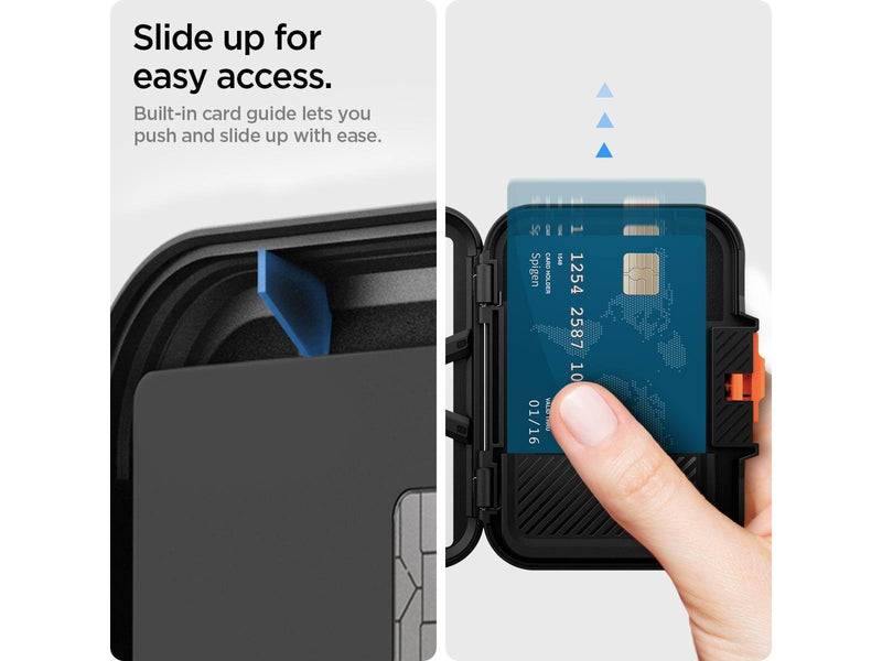 Spigen iPhone Lock Fit Wallet with MagSafe - black