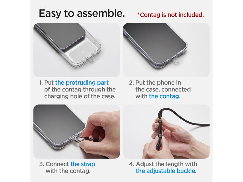 Spigen Crossbody Strap - black