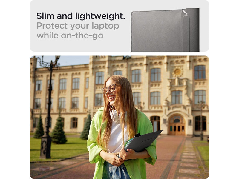 Spigen Valentinus S Laptop Sleeve - city gray - 16"