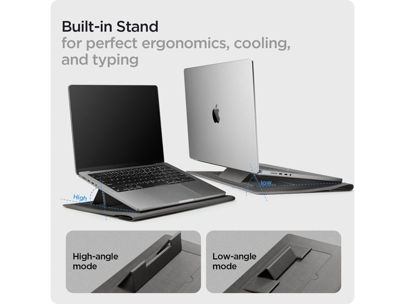 Spigen Valentinus S Laptop Sleeve - city gray - 16"