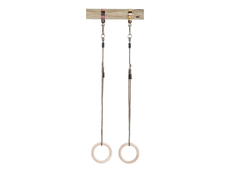 SwingKing Gymnastics Rings Wood