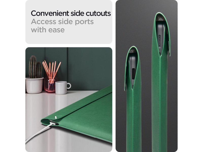 Spigen Valentinus S Laptop Sleeve - jeju green - 16"