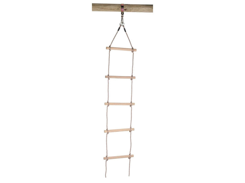 SwingKing Rope Ladder with Wooden Steps 190cm