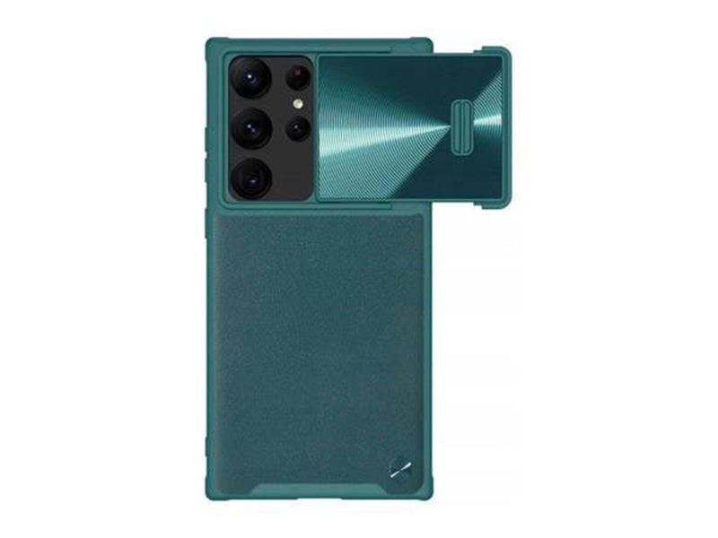 Nillkin CamShield Leather S case for Samsung Galaxy S23 Ultra (Exuberant Green)