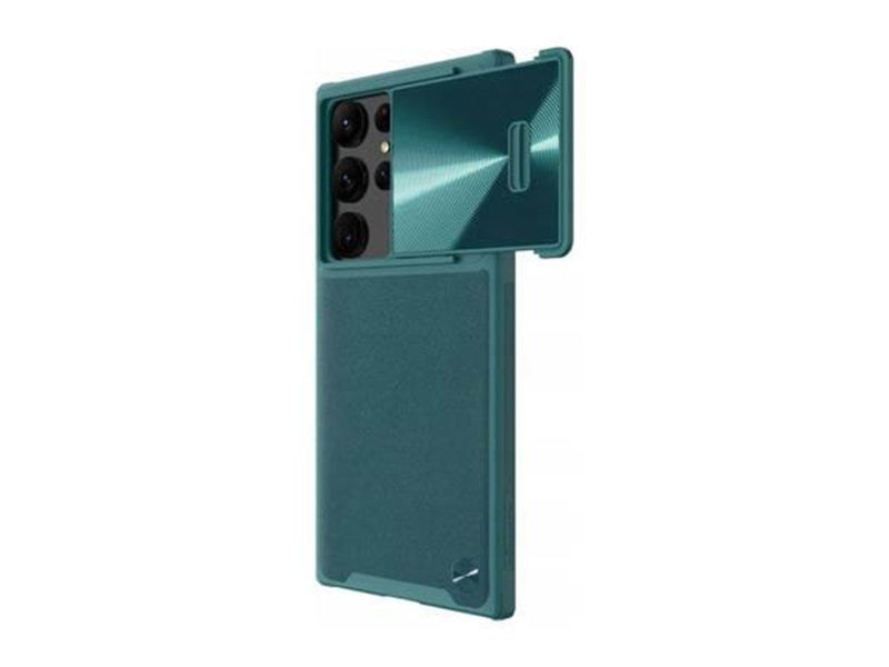 Nillkin CamShield Leather S case for Samsung Galaxy S23 Ultra (Exuberant Green)