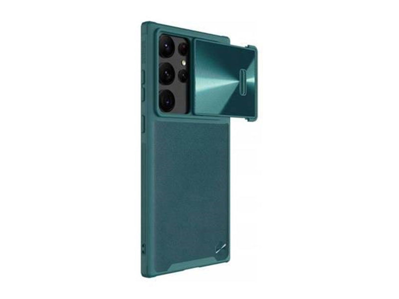 Nillkin CamShield Leather S case for Samsung Galaxy S23 Ultra (Exuberant Green)
