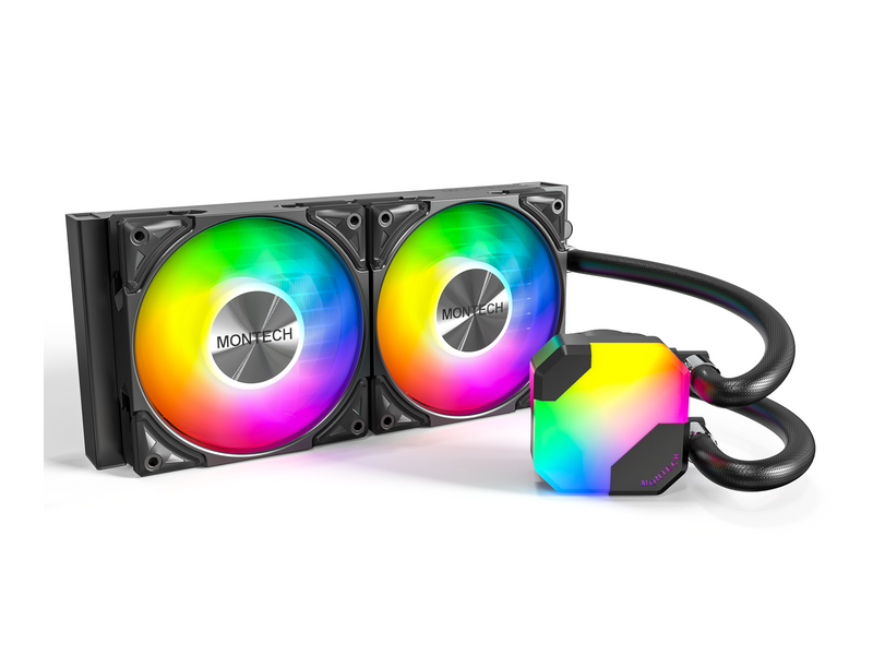 Montech Hyper Flow ARGB 240 - Black - CPU-Wasserkühlung - Max 29 dBA