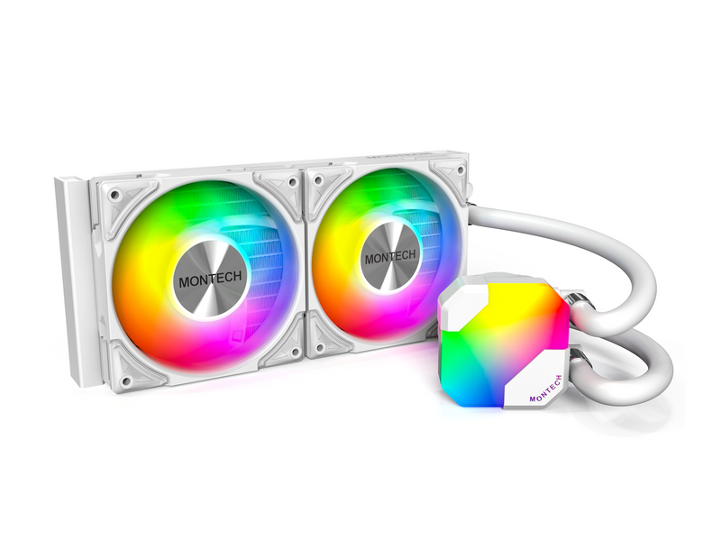 Montech Hyper Flow ARGB 240 - White - CPU-Wasserkühlung - Max 29 dBA