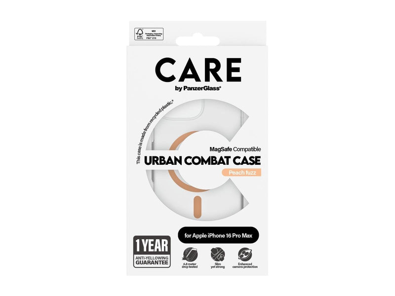 CARE by PanzerGlass Case Flagship Peachy MagSafe iPhone 16 Pro Max