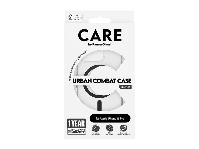 CARE by PanzerGlass Case Flagship Black MagSafe iPhone 16 Pro