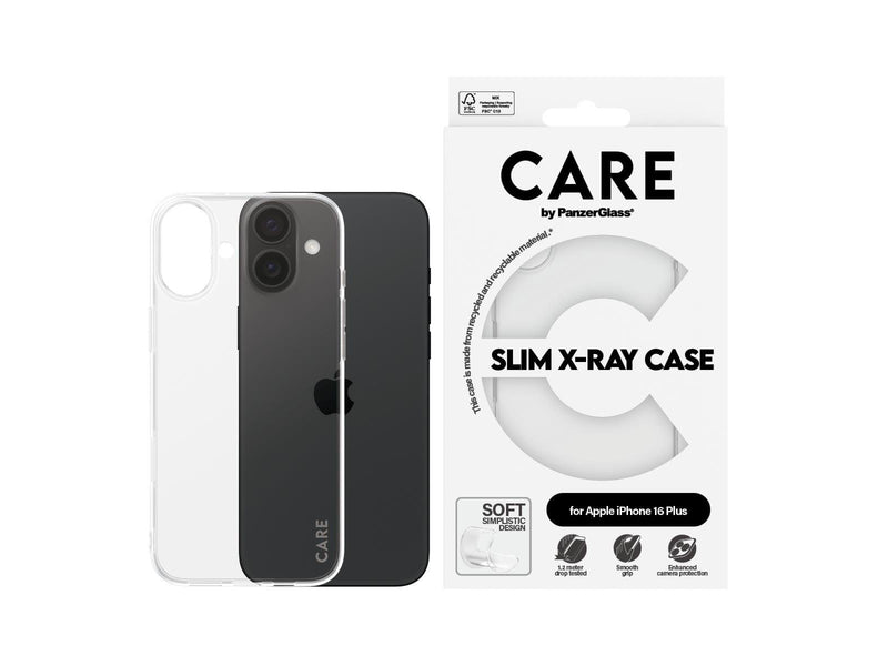 CARE by PanzerGlass Case Fashion X-Ray Soft Basic iPhone 16 Plus
