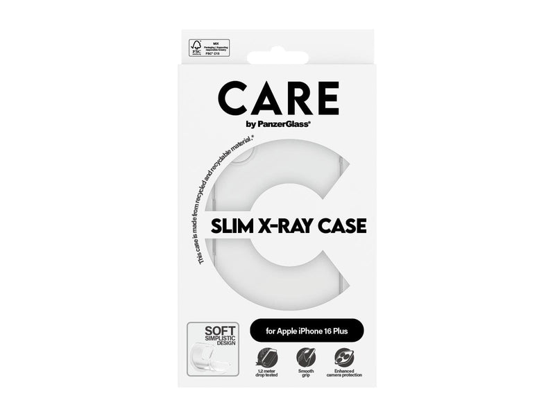 CARE by PanzerGlass Case Fashion X-Ray Soft Basic iPhone 16 Plus