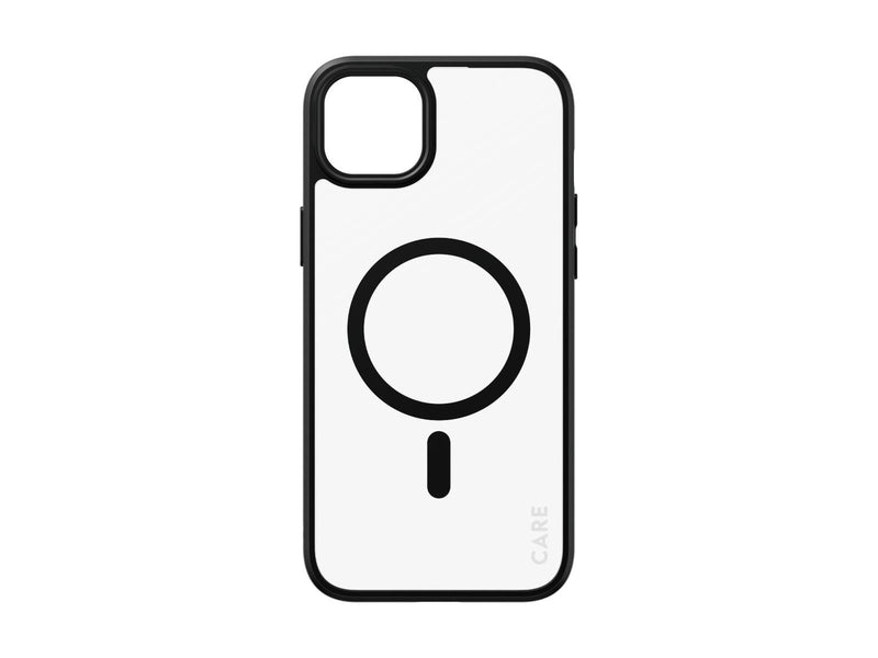 CARE by PanzerGlass Flagship Case Transparent Urban Combat w. Black MagSafe iPhone 15 Plus