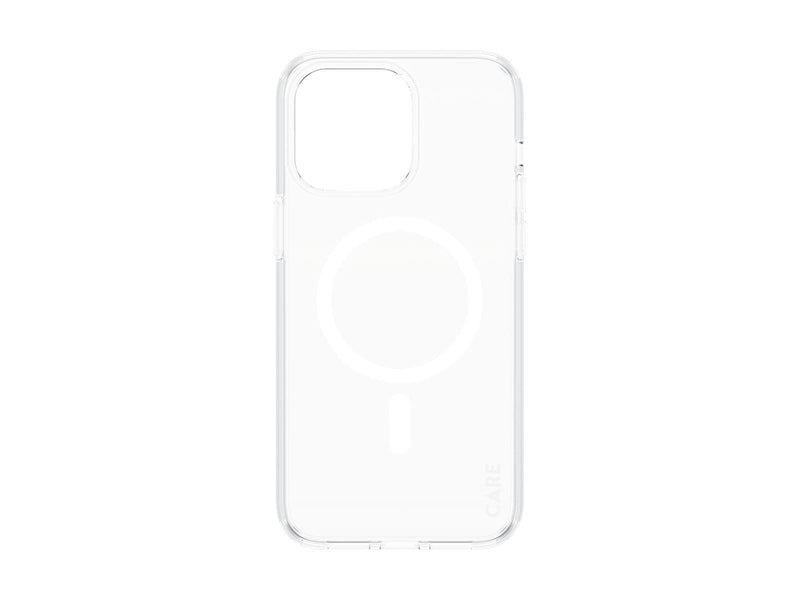 CARE by PanzerGlass Flagship Case Transparent Urban Combat w. White MagSafe iPhone 15 Pro Max