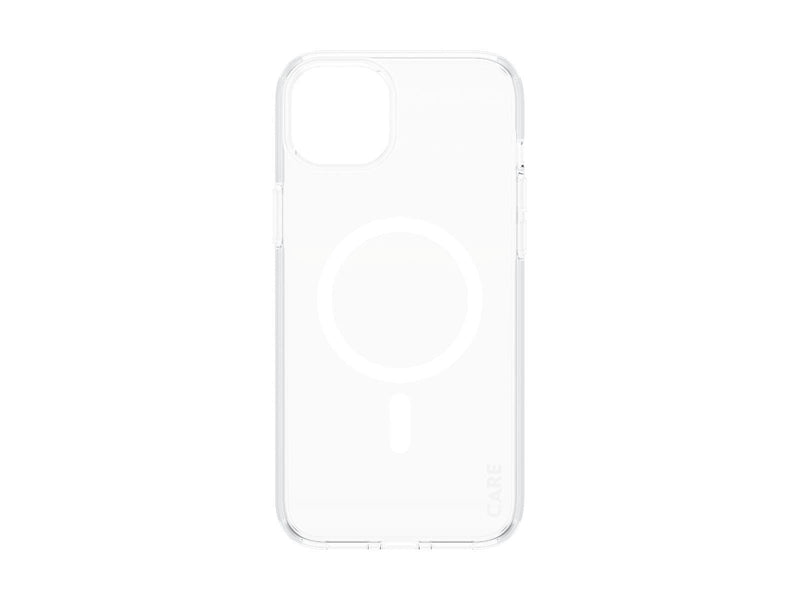 CARE by PanzerGlass Flagship Case Transparent Urban Combat w. White MagSafe iPhone 15 Plus