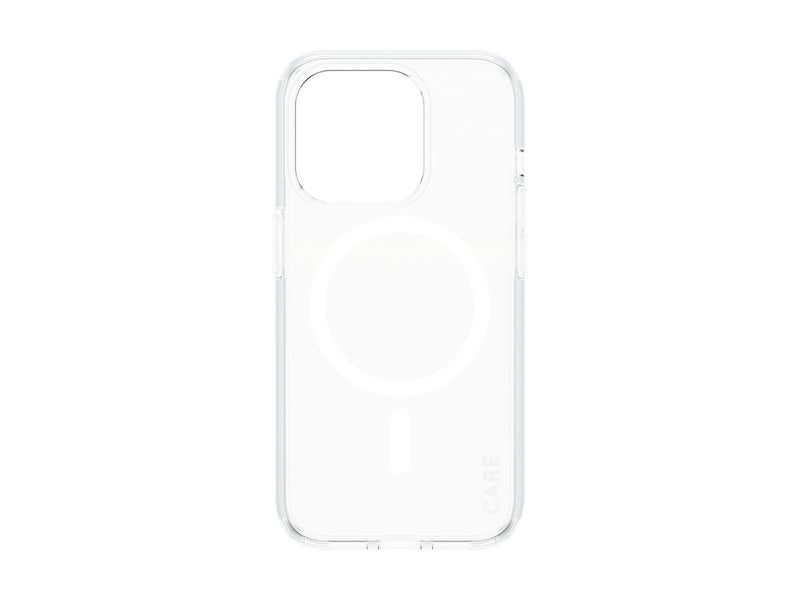 CARE by PanzerGlass Flagship Case Transparent Urban Combat w. White MagSafe iPhone 15 Pro