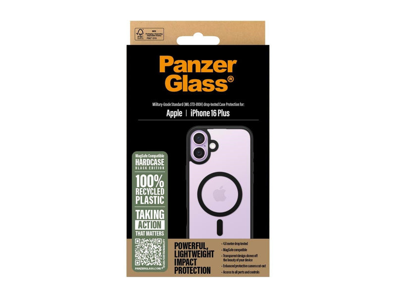 PanzerGlass HardCase Black MagSafe iPhone 16 Plus