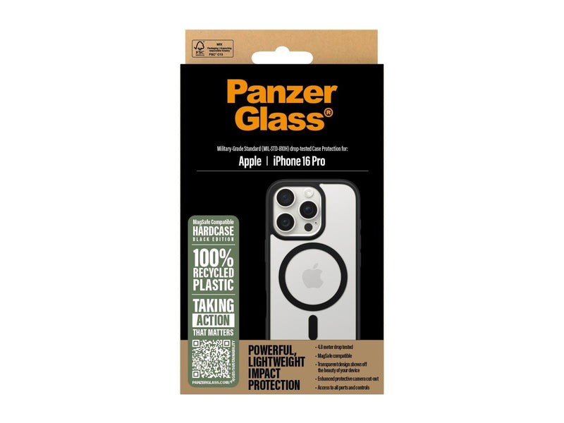 PanzerGlass HardCase Black MagSafe iPhone 16 Pro