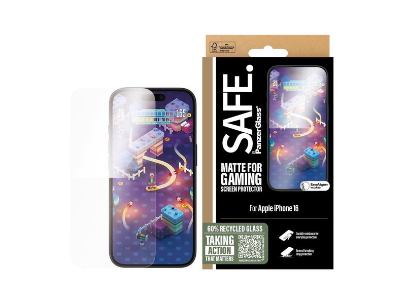 SAFE. by PanzerGlass Gaming Screen Protector iPhone 16 | Ultra-Wide Fit