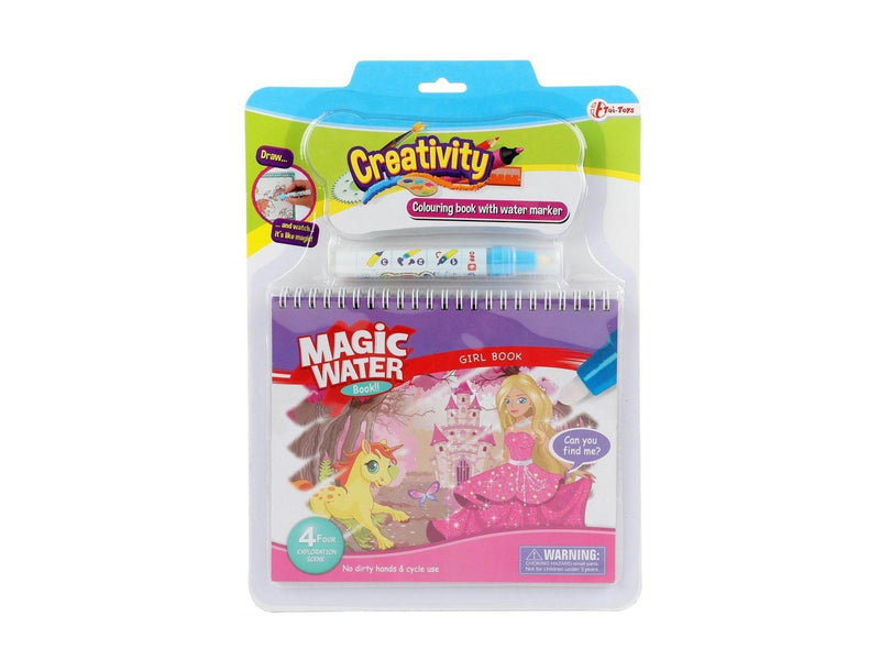 Toi-Toys Creativity Coloring with Water Princess with Marker
