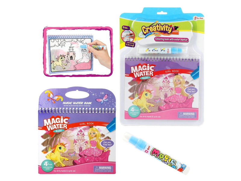 Toi-Toys Creativity Coloring with Water Princess with Marker