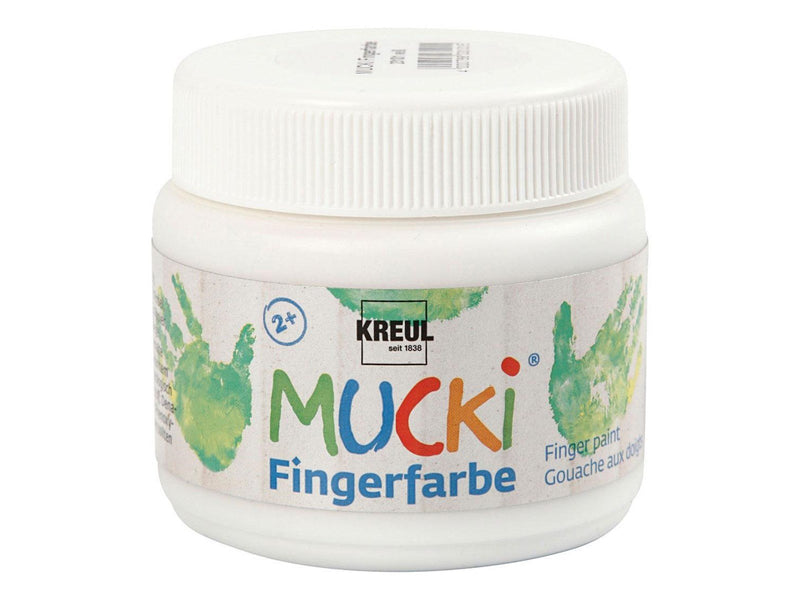Creativ Company Mucki Finger Paint White 150ml