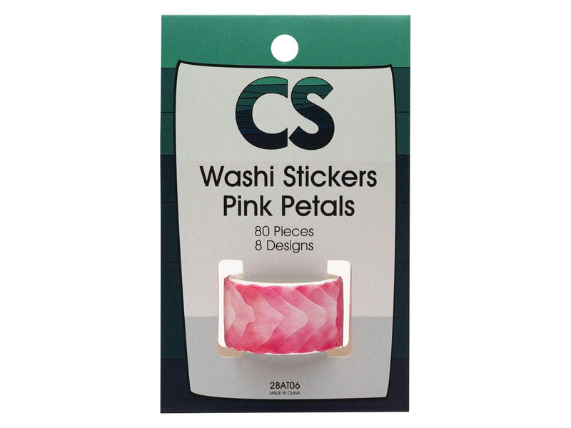 Colorations - Washi Stickers - Pink Petals 80pcs.