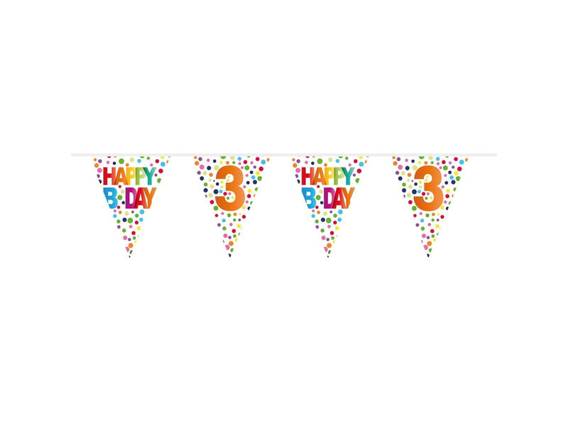Folat BV Flag line Confetti 3 years 10 meters.