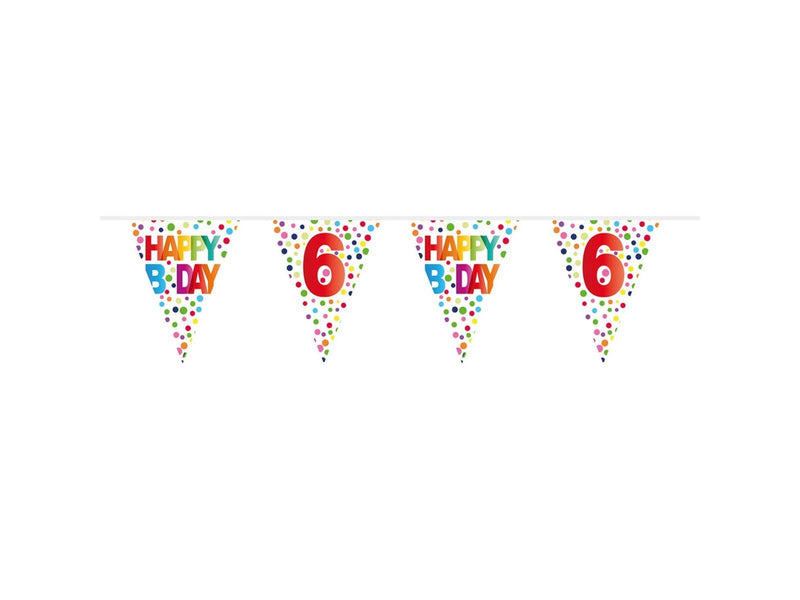 Folat BV Flag line Confetti 6 years 10 meters.