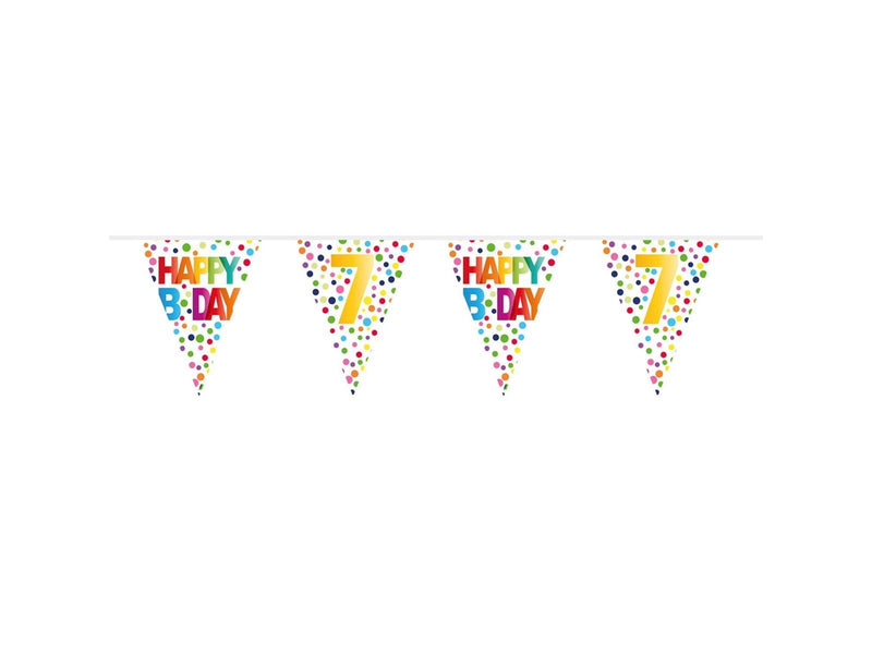 Folat BV Flag line Confetti 7 years 10 meters.