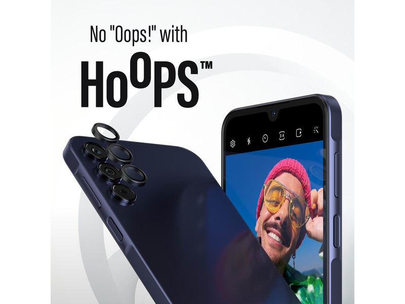 PanzerGlass Hoops™ Camera Lens Protector Samsung Galaxy A15 | A15 5G | Black