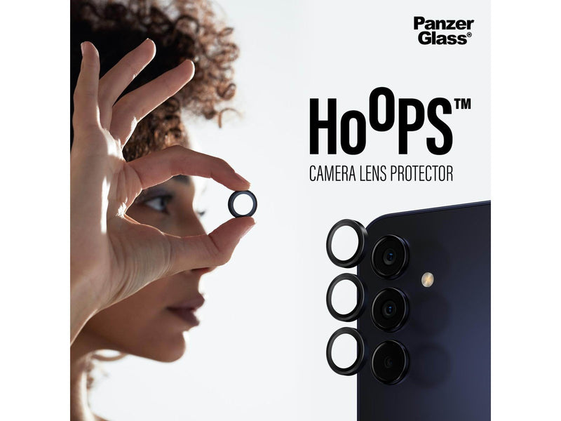 PanzerGlass Hoops™ Camera Lens Protector Samsung Galaxy A15 | A15 5G | Black