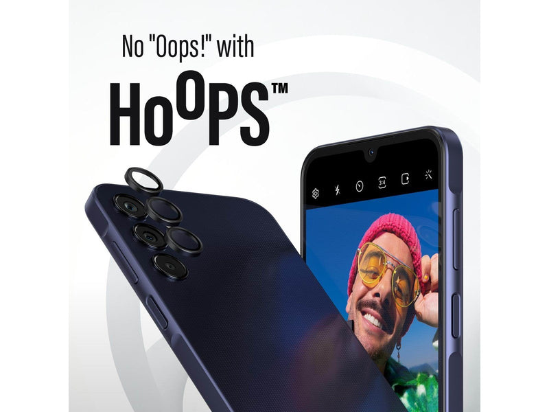 PanzerGlass Hoops™ Camera Lens Protector Samsung Galaxy A25 5G | Black