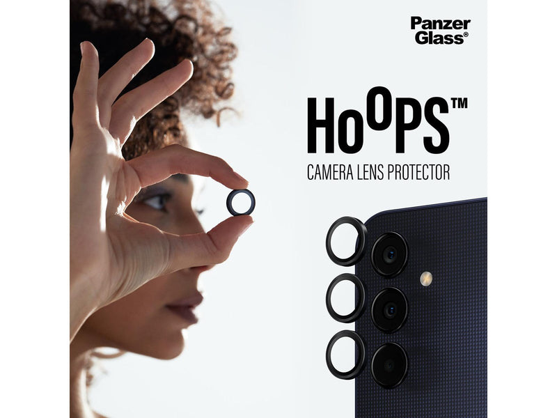 PanzerGlass Hoops™ Camera Lens Protector Samsung Galaxy A25 5G | Black