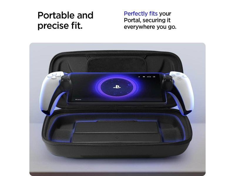 Spigen Rugged Armor Pro Pouch - black - Sony Playstation Portal - Miscellaneous Zubehör für Spielkonsole - PlayStation Portal
